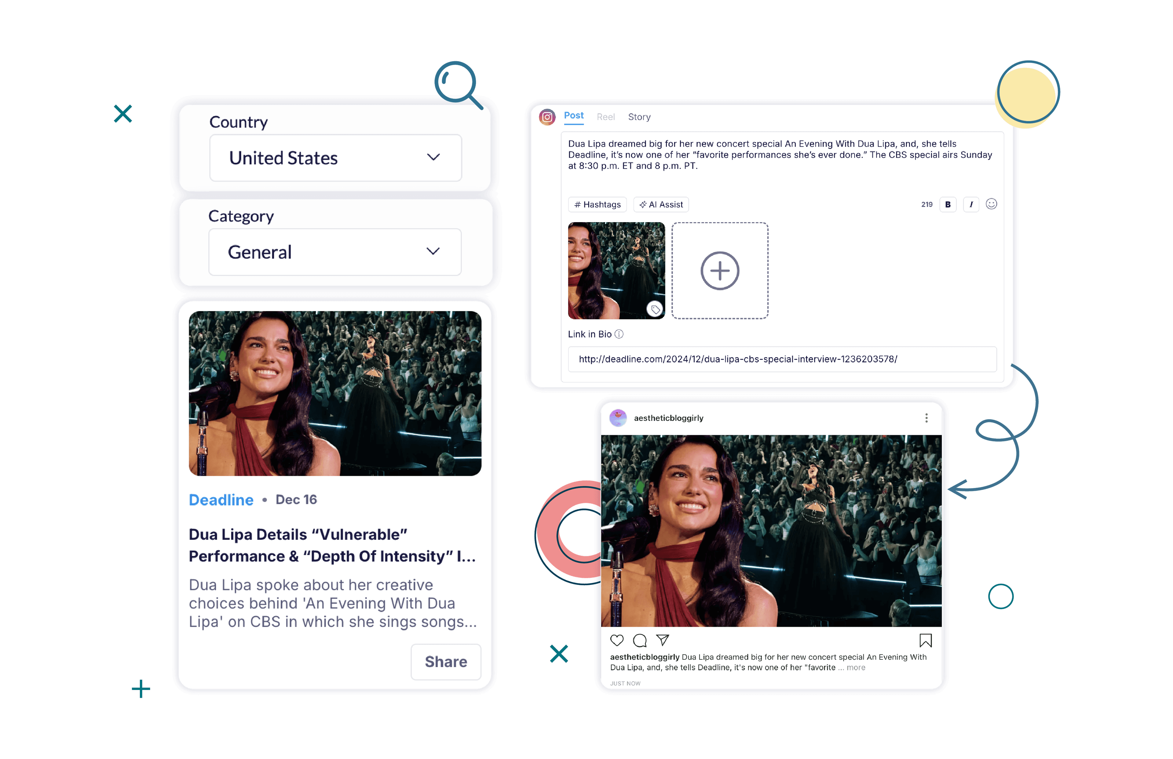 Latest News Publer Integration